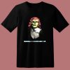 Vintage 90s Woman Skull Tattoo 80s T Shirt