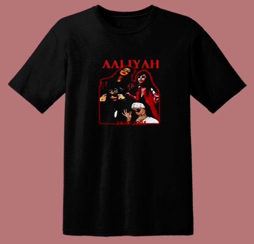 Vintage Aaliyah Dana Haughton Singer 80s T Shirt