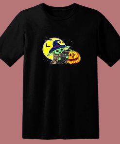 Vintage Baby Yoda Halloween 80s T Shirt