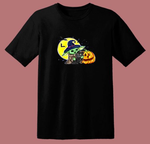 Vintage Baby Yoda Halloween 80s T Shirt