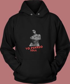 Vintage Bad Bunny Yo Perreo Sola 80s Hoodie