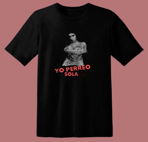 Vintage Bad Bunny Yo Perreo Sola 80s T Shirt