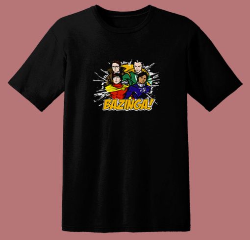 Vintage Bazinga Big Bang Theory 80s T Shirt