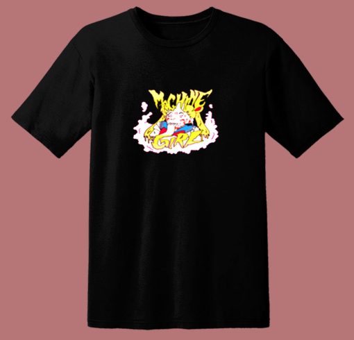 Vintage Cute Sailor Moon Machine Girl 80s T Shirt