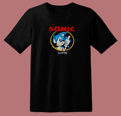 Vintage Game Sonic The Hedgehog 80s T Shirt