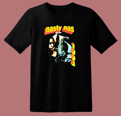 Vintage Nasty Nas 1994 80s T Shirt