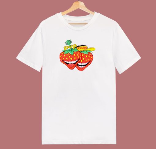 Vintage Pop Rocky Strawberry Magazine 80s T Shirt