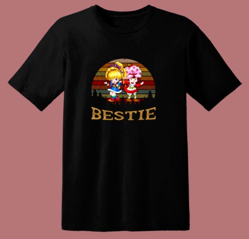 Vintage Retro Bestie Strawberry Shortcake 80s T Shirt