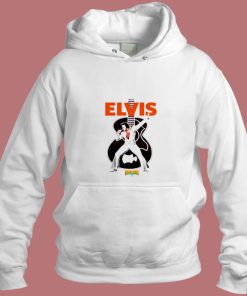 Vintage Retro Elvis Presley Ringer Unisex Aesthetic Hoodie Style