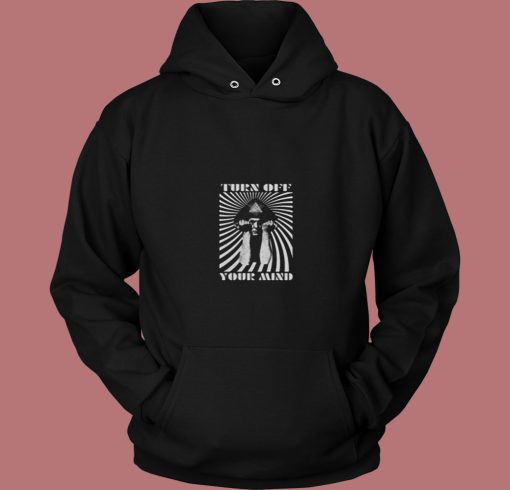 Vintage Turn Off Your Mind 80s Hoodie