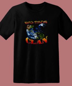 Vintage Wu Tang Clan Earth Logo 80s T Shirt