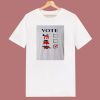 Vote Dinosaur 80s T Shirt