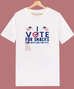 Vote For Snacks 80s T Shirt