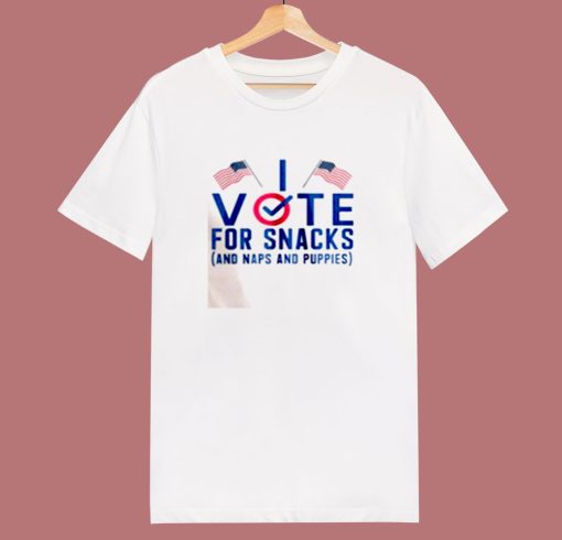 Vote For Snacks 80s T Shirt