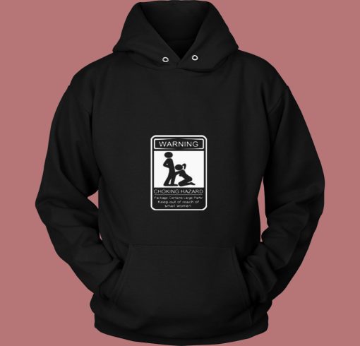 Warning Choking Hazard 80s Hoodie