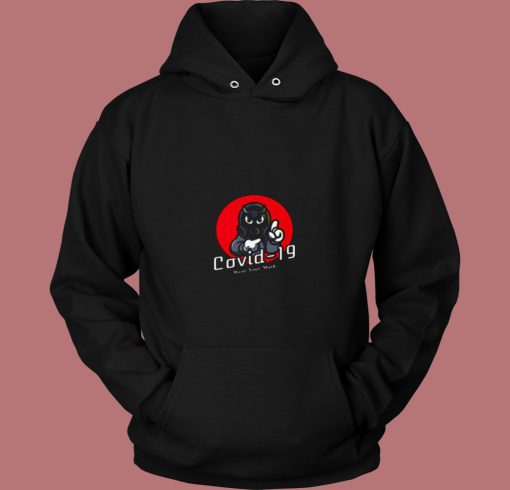 Wear Your Mask Covid 19 80s Hoodie