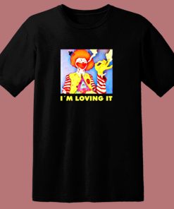 Weed Smoking Clown 80s T Shirt