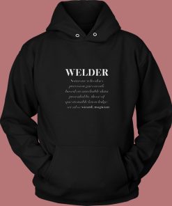 Welder Definition 80s Hoodie