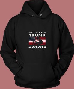 Welders For Trump 2020 80s Hoodie