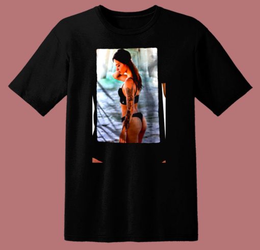 Wellcoda Lady In Swimsuit 80s T Shirt