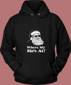 Where My Hos At 80s Hoodie