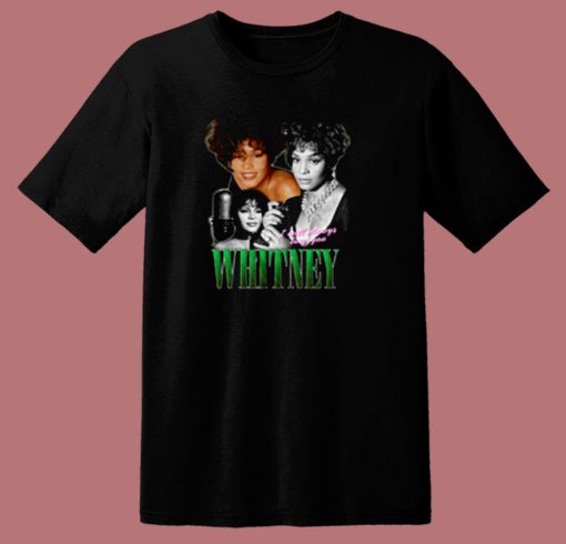 Whitney Houston I Will Always Love You Tour 80s T Shirt