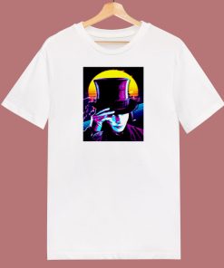 Willy Wonka Johnny Depp Retro Style 80s T Shirt