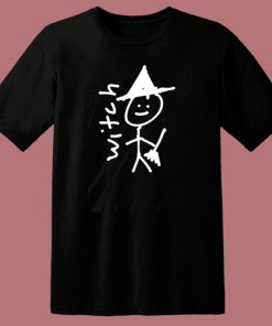 Witch Symbol 80s T Shirt