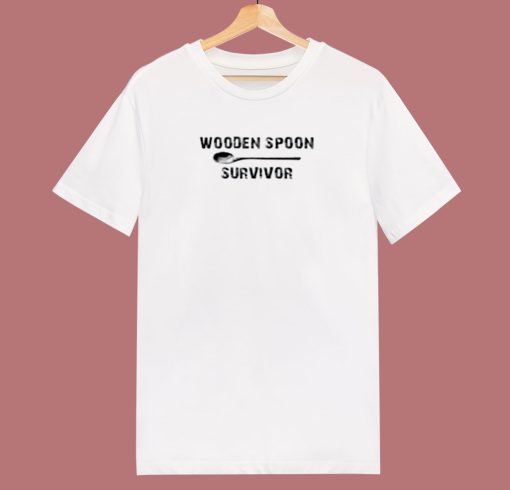 Wooden Spoon Survivor 80s T Shirt