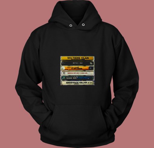 Wu Tang Clan Hip Hop Cassette Tape 80s Hoodie