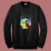 Yoda And Mickey Mouse Sw Christmas 80s Sweatshirt