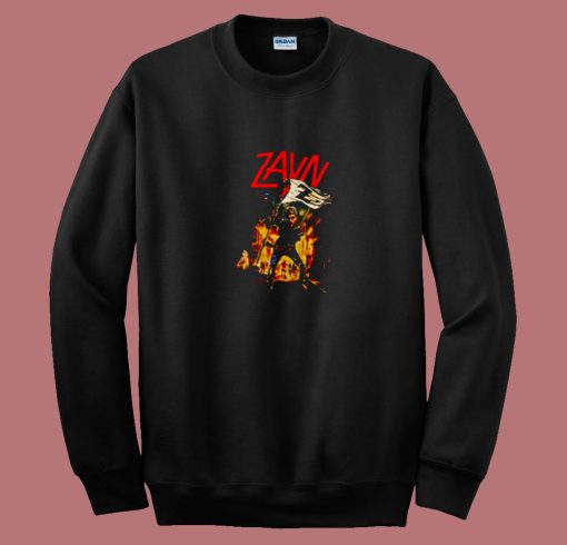 Zayn Malik Zombies Slayer Flag 80s Sweatshirt