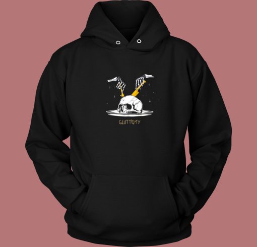 Gluttony Skull Aesthetic Hoodie Style