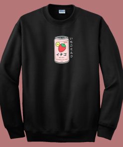 Japanese Strawberry Milk Drink 80s Sweatshirt