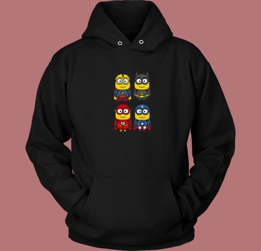 Minions Superheroes Aesthetic Hoodie Style