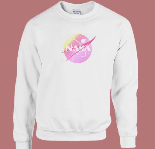 Nasa Pastel Colour 80s Sweatshirt