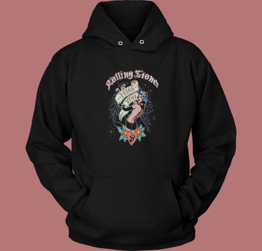 Rolling Stones Miss You Lady Aesthetic Hoodie Style