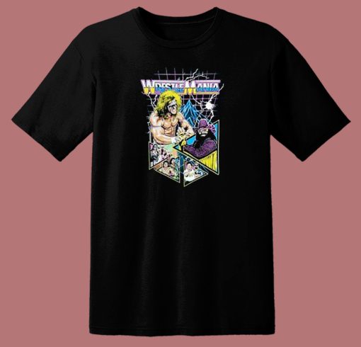 Wrestlemania Ultimate Warrior 80s T Shirt