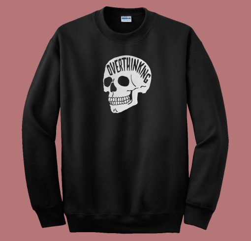 Anxiety Skull 80s Sweatshirt