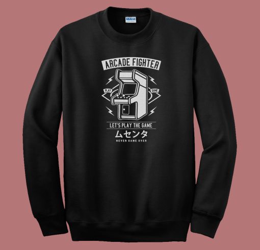 Arcade Fighter Game 80s Sweatshirt