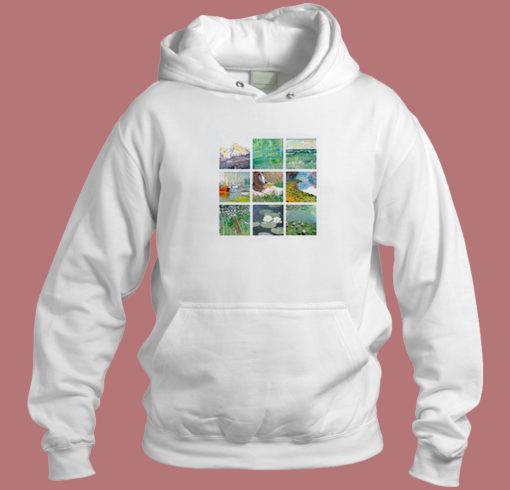 Art Grid Of Claude Monet Hoodie Style