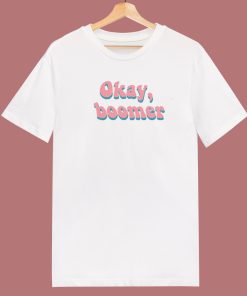 Artsy Retro Ok Boomer 80s T Shirt