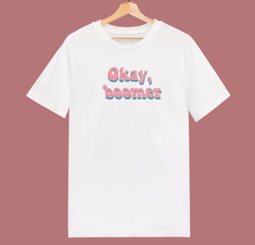 Artsy Retro Ok Boomer 80s T Shirt