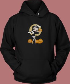 Betty Boop Vamp Pumpkins Halloween Hoodie Style