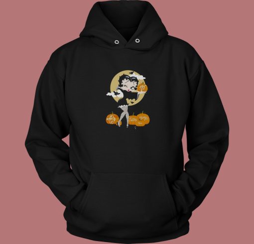 Betty Boop Vamp Pumpkins Halloween Hoodie Style