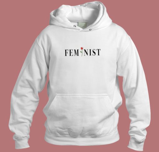 Feminist Rose Aesthetic Hoodie Style