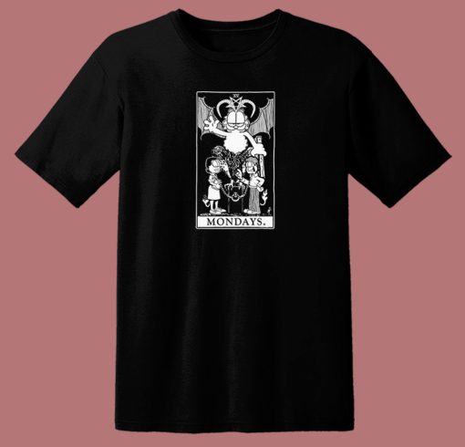 Garfield Tarot Mondays 80s T Shirt