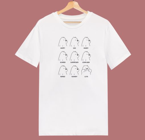 Ice Bear Moods 80s T Shirt