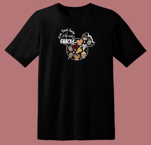 Mickey In Here For Snack Funny 80s T Shirt