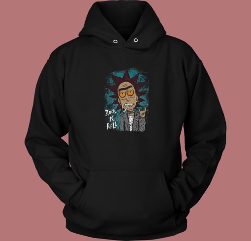 Morty The Rock Roll Funny Hoodie Style